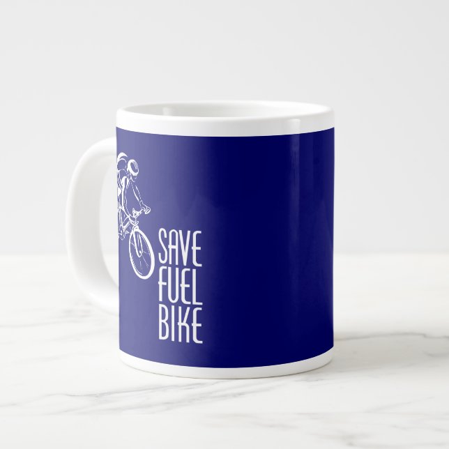 Taza De Café Gigante Bicicleta, ahorre combustible (Izquierda)
