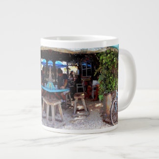 Taza De Café Gigante Bicicleta azul