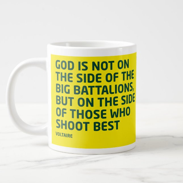 Taza De Café Gigante Big Best Shots Mug (Izquierda)