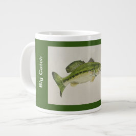 Taza De Café Gigante Big Catch, Big Bass