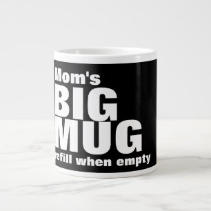 Taza De Café Gigante Big Mug Personalizado Con Nombre Y Texto