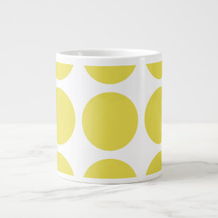 Taza De Café Gigante Big Polka Dots Jumbo Mug