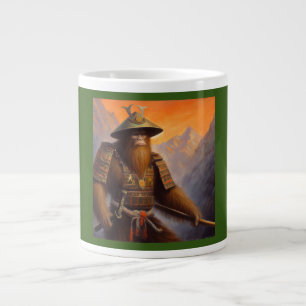 Taza De Café Gigante Bigfoot Samurai