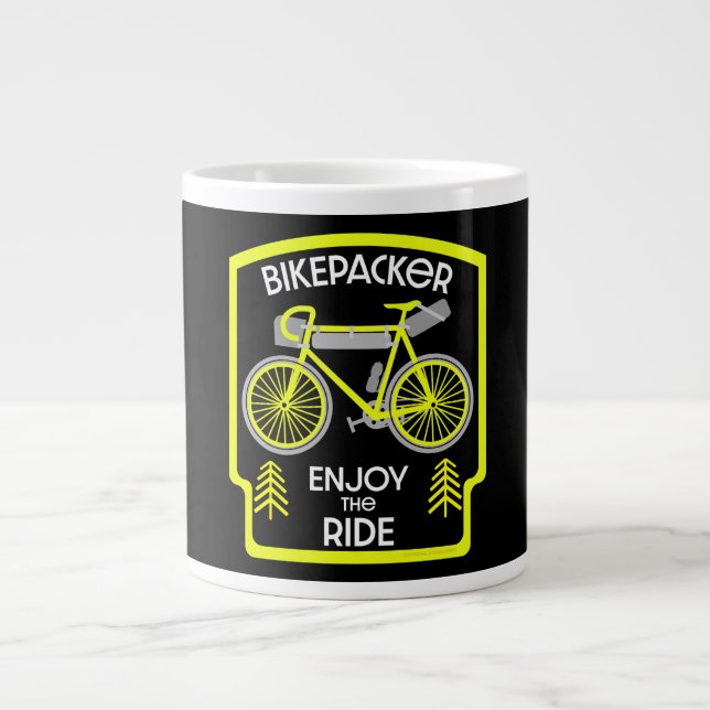 Taza De Café Gigante Bikeparo | Mochila | Touring | Camping (Frente)