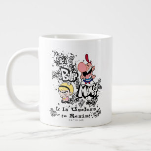 Taza De Café Gigante Billy & Mandy - Inútil para resistir
