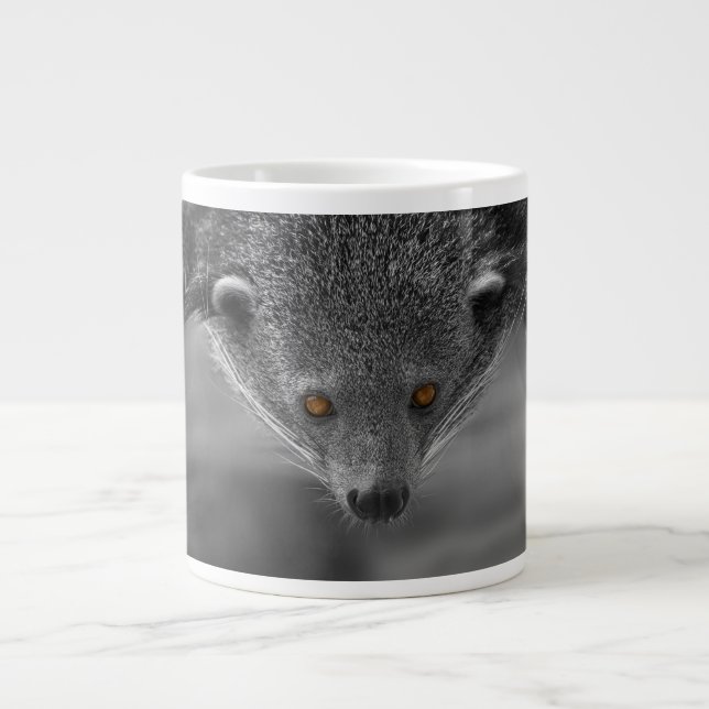 Taza De Café Gigante Binturong Mirándote (Frente)