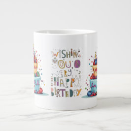 Taza De Café Gigante Birthday Gift Mug