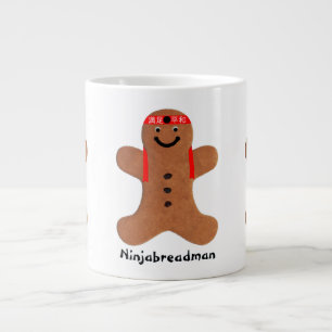 Taza De Café Gigante Bizcocho de Ninjabreadman (galleta)