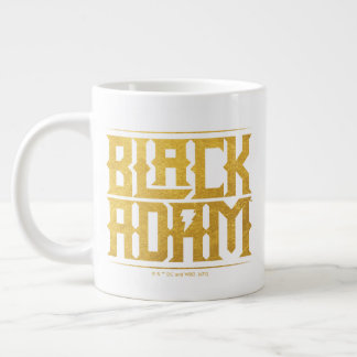 Taza De Café Gigante Black Adam Stacked Name Graphic