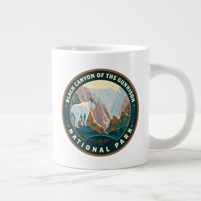 Taza De Café Gigante Black Canyon National Park (Derecha)