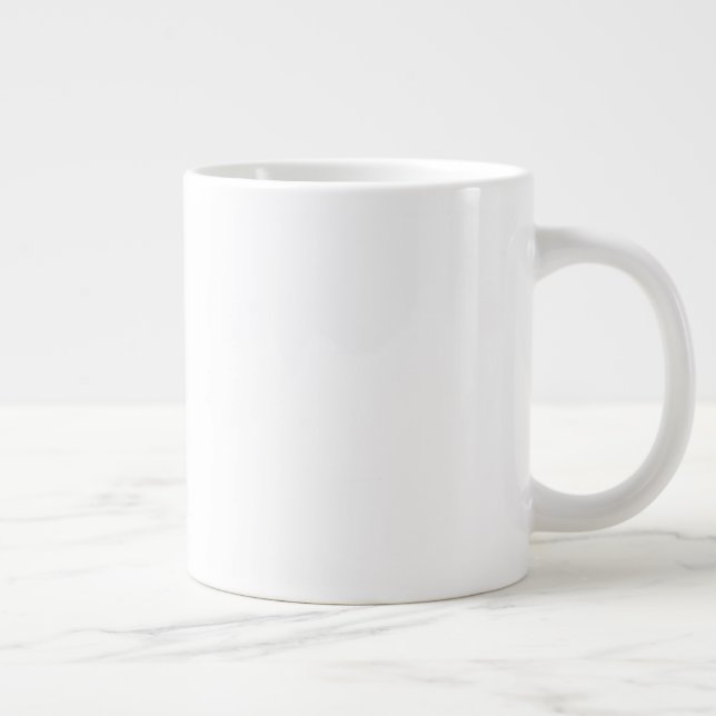 Taza de café GIGANTE blanca (Derecha)