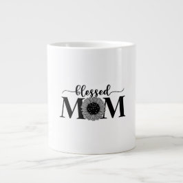 Taza De Café Gigante Blessed Mom