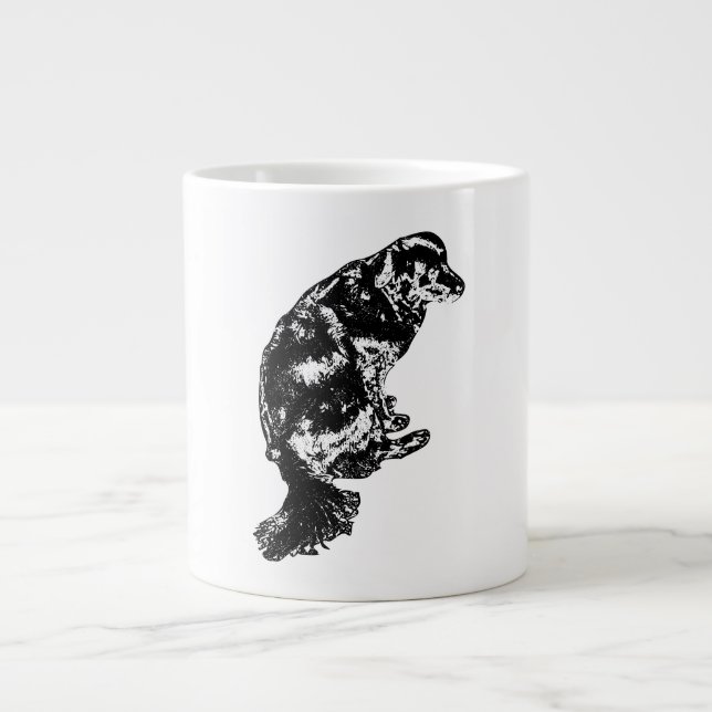 Taza De Café Gigante "bloc de notas en espiral de recuperación", "notas (Frente)