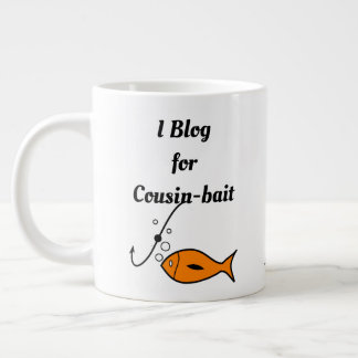 Taza De Café Gigante Blogueo por el cebo primo