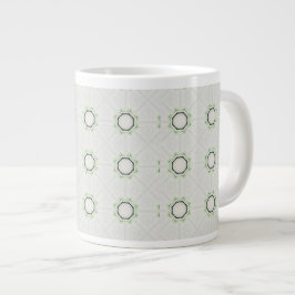 Taza De Café Gigante Bloom sereno verde
