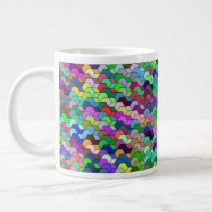Taza De Café Gigante Bloques apilados 20oz Mug