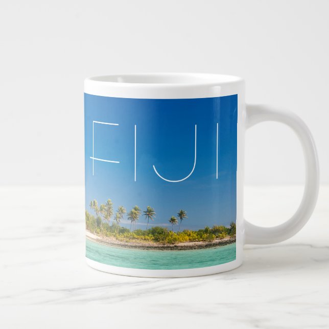 Taza De Café Gigante Blue Lagoon Seascape, Fiji (Derecha)