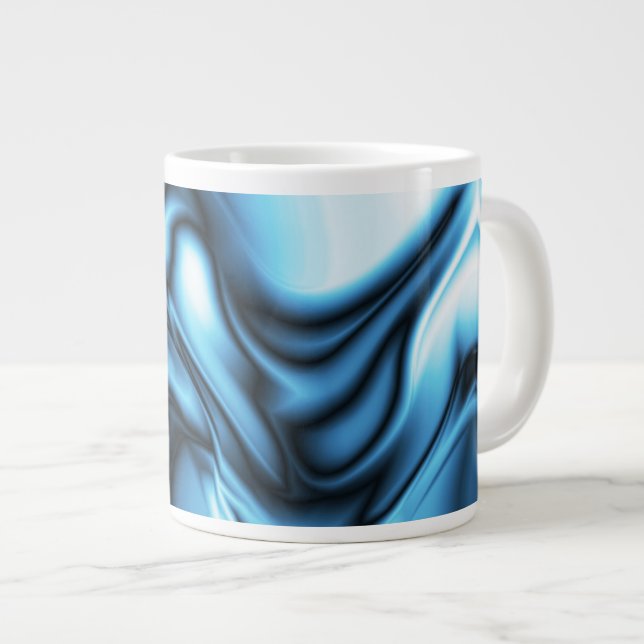 Taza De Café Gigante Blue Silk (Derecha)