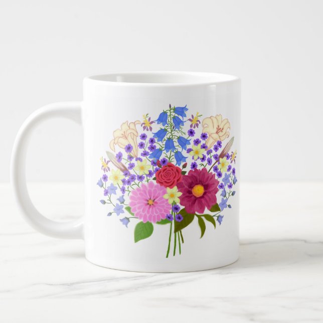Taza De Café Gigante Blumenstrauss Specialty Mug (Izquierda)