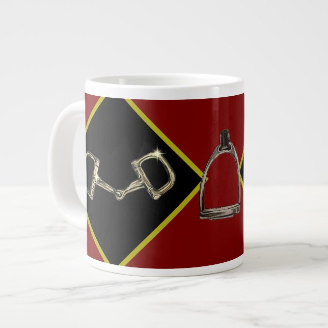Taza De Café Gigante bocado y estribo (Izquierda)