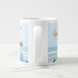Taza De Café Gigante Boda Keepsake Photo Mug