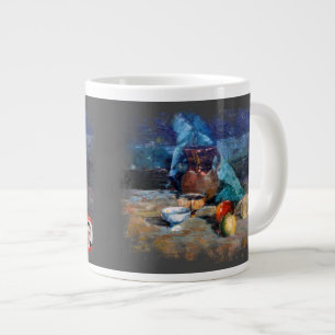 Taza De Café Gigante Bodegón a espátula