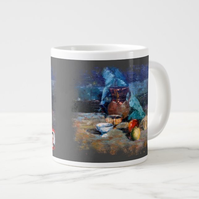 Taza De Café Gigante Bodegón a espátula (Derecha)