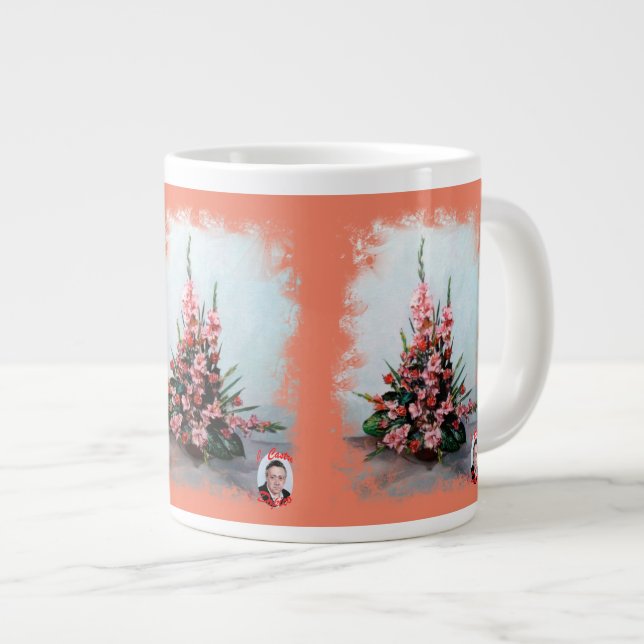 Taza De Café Gigante Bodegón de flores (Derecha)