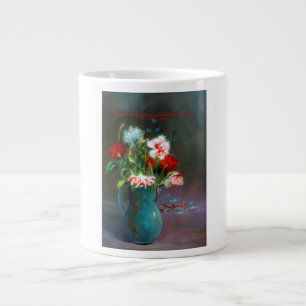 Taza De Café Gigante Bodegón de flores/Still life of flowers
