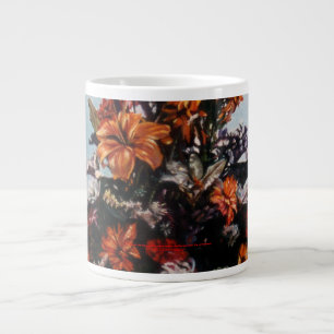 Taza De Café Gigante Bodegón de flores/Still life of flowers