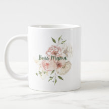 Bolsa de Tote Rosa y Gris Bosque Mama Floral