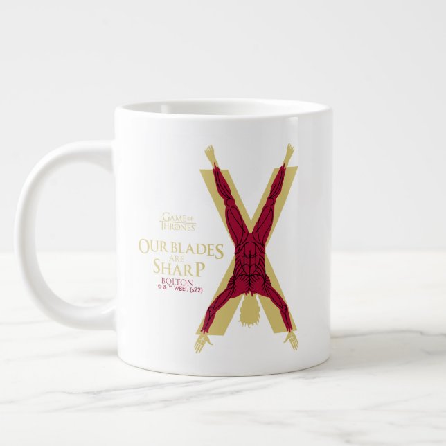 Taza De Café Gigante Bolton Sigil - Nuestras Blades Están Afiladas (Izquierda)