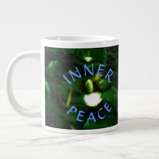 TAZA DE CAFÉ GIGANTE BOMBA DE PAZ INTERIOR (Izquierda)