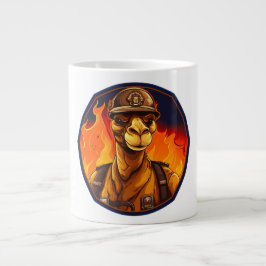 Taza De Café Gigante Bombero de camello