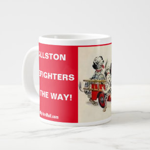Taza De Café Gigante Bomberos de FALLSTON en camino a Mug