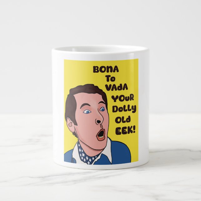 Taza De Café Gigante Bona a vada mug (Frente)