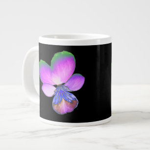 Taza De Café Gigante Bonito Pansy Mug