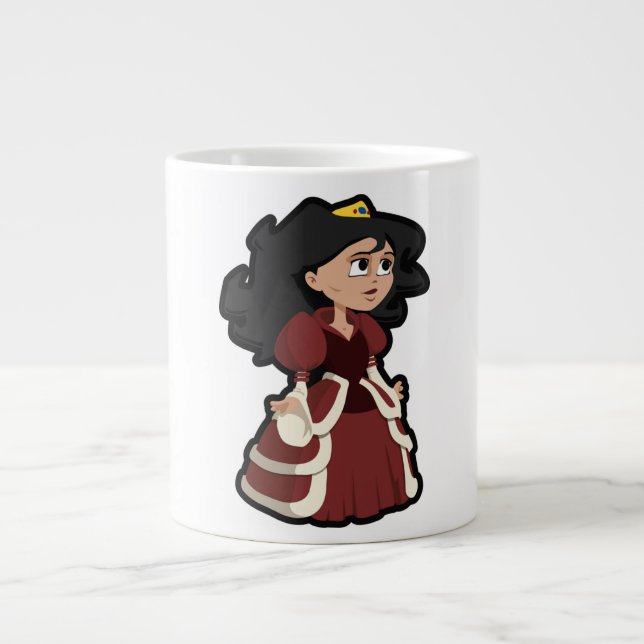 TAZA DE CAFÉ GIGANTE BONITO PRINCESA (Frente)