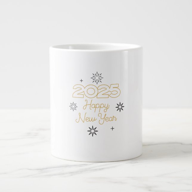 Taza De Café Gigante Bonne année 2025 (Frente)