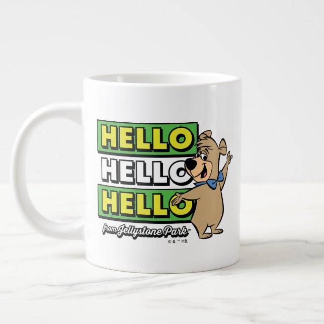 Taza De Café Gigante Boo-Boo Bear Hola Hola Desde Jellystone (Izquierda)