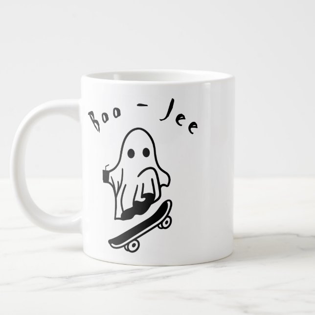 Taza De Café Gigante Boo Jee Halloween Fantasma Skoky Draoky (Izquierda)