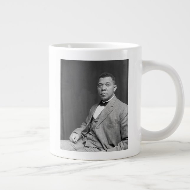 Taza De Café Gigante Booker Taliaferro Washington: Educador Negro (Derecha)