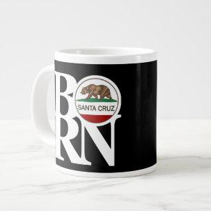 Taza De Café Gigante BORN Santa Cruz 20oz Negro