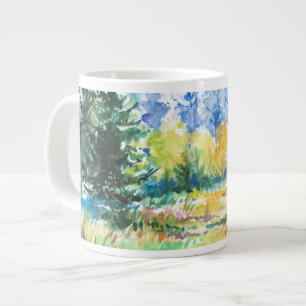 Taza De Café Gigante Bosque