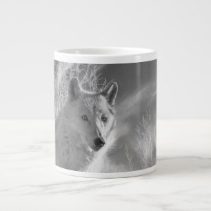 TAZA DE CAFÉ GIGANTE BOSQUE BLANCO DE LA MUJER BLANCA