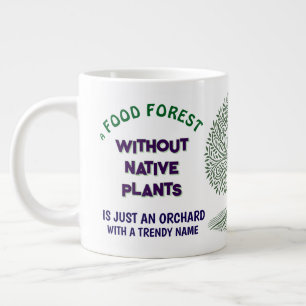 Taza De Café Gigante Bosque de alimentos falsos