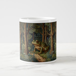 Taza De Café Gigante Bosque de bosque de boho vintage