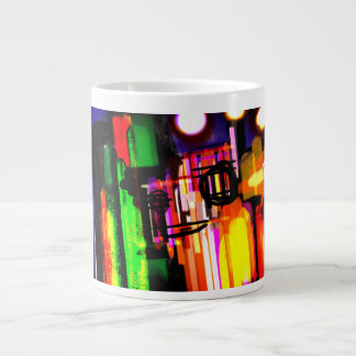 Taza De Café Gigante Bosque de niebla lobo