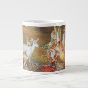 Taza De Café Gigante Bosque Encantado del artista John Anster Fitzgeral