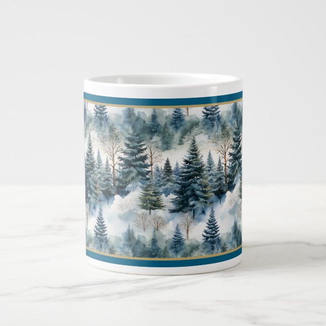 Taza De Café Gigante Bosque Mágico  (Frente)